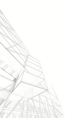 Modern bina çizimi, mimari çizim