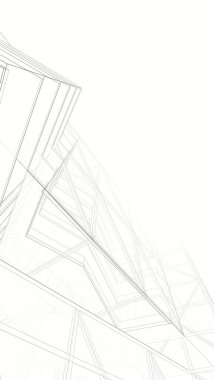 Modern bina çizimi, mimari çizim