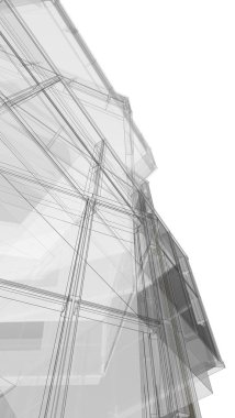 Modern bina çizimi, mimari çizim