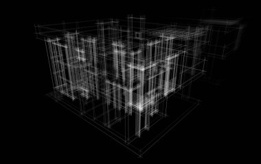 Modern bina çizimi, mimari çizim