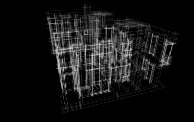 Modern bina çizimi, mimari çizim