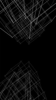 Soyut mimari arkaplan, 3d illüstrasyon