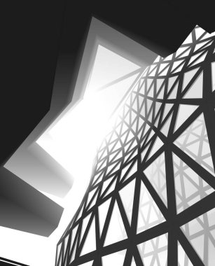 Modern bina çizimi, mimari çizim