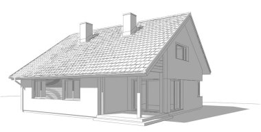 Modern bina çizimi, mimari çizim