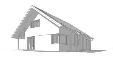 Modern bina çizimi, mimari çizim