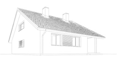 Modern bina çizimi, mimari çizim