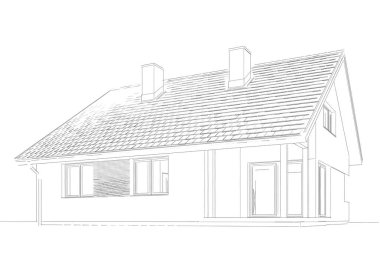 Modern bina çizimi, mimari çizim