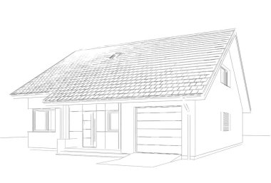 Modern bina çizimi, mimari çizim