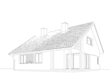 Modern bina çizimi, mimari çizim