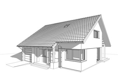 Modern bina çizimi, mimari çizim