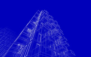 Modern bina çizimi, mimari çizim