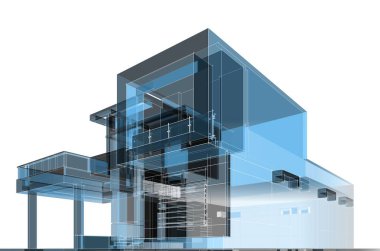 Modern bina çizimi, mimari çizim