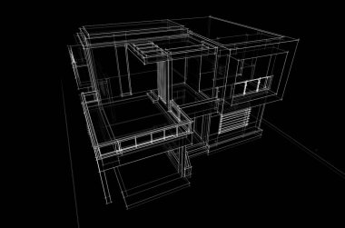 Modern bina çizimi, mimari çizim