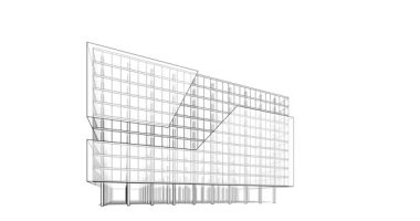 Modern bina çizimi, mimari çizim