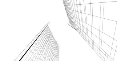 Modern bina çizimi, mimari çizim