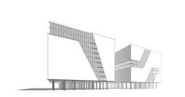 Modern bina çizimi, mimari çizim