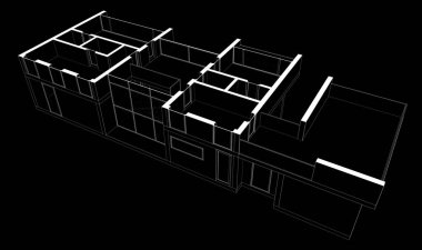 Modern bina çizimi, mimari çizim