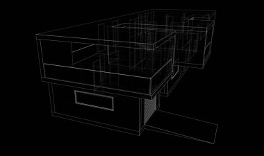 Modern bina çizimi, mimari çizim