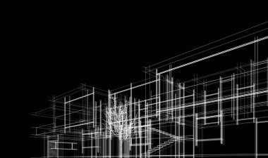 Modern bina çizimi, mimari çizim