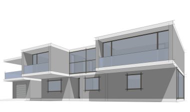 Modern bina çizimi, mimari çizim