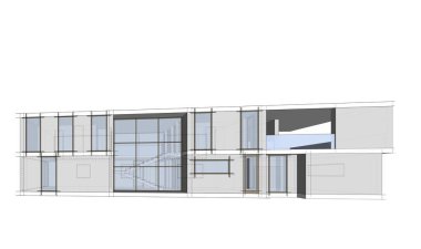 Modern bina çizimi, mimari çizim