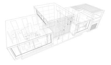 Modern bina çizimi, mimari çizim