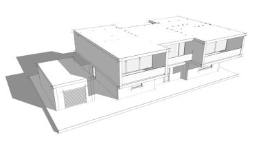 Modern bina çizimi, mimari çizim