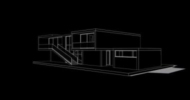 Modern bina çizimi, mimari çizim