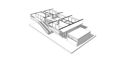 Modern bina çizimi, mimari çizim