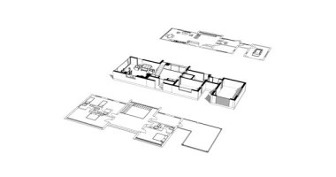 Modern bina çizimi, mimari çizim