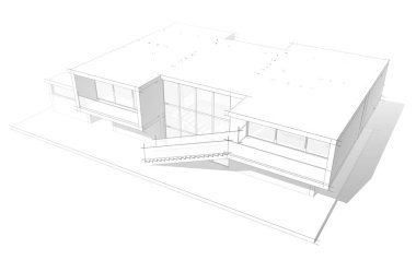 Modern bina çizimi, mimari çizim