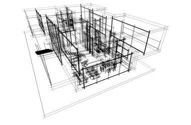 Modern bina çizimi, mimari çizim