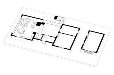 Modern bina çizimi, mimari çizim