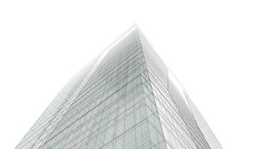 Mimari Bina 3D illüstrasyon, 3D görüntüleme