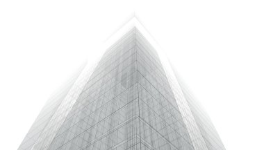 Mimari Bina 3D illüstrasyon, 3D görüntüleme