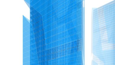 Mimari Bina 3D illüstrasyon, 3D görüntüleme