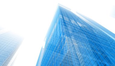 Mimari Bina 3D illüstrasyon, 3D görüntüleme