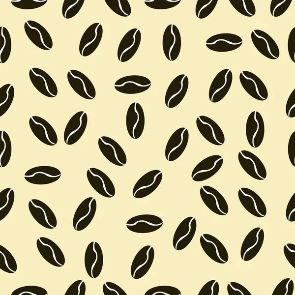 Kávébab Zökkenőmentes Minta Vektor Illusztráció Nyomdai Textil Kávézóhoz — Stock Vector