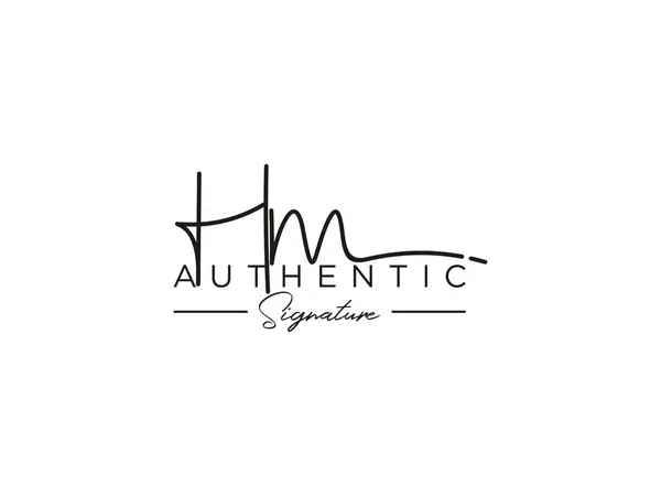 Signatur Logotyp Mall Vector — Stock vektor