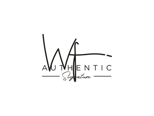 Signature Logo Template Vector — Vettoriale Stock