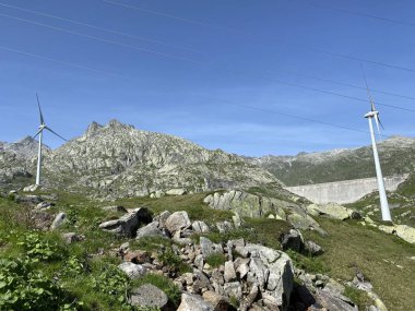 Gotthard Geçidi (Gotthard Geçidi), Airolo - Ticino Kantonu (Tessin), İsviçre (Schweiz)