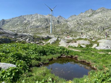 Gotthard Geçidi (Gotthard Geçidi), Airolo - Ticino Kantonu (Tessin), İsviçre (Schweiz)