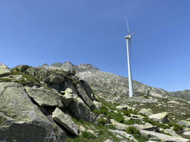 Gotthard Geçidi (Gotthard Geçidi), Airolo - Ticino Kantonu (Tessin), İsviçre (Schweiz)