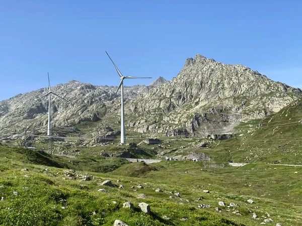 Gotthard Geçidi (Gotthard Geçidi), Airolo - Ticino Kantonu (Tessin), İsviçre (Schweiz)