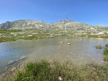 St. Gotthard Geçidi (Gotthard Geçidi), Airolo - Ticino Kantonu (Tessin), İsviçre (Schweiz)