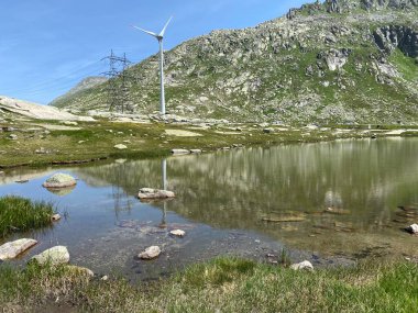 St. Gotthard Geçidi (Gotthard Geçidi), Airolo - Ticino Kantonu (Tessin), İsviçre (Schweiz)