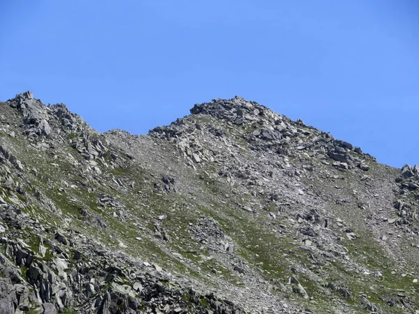 Monte Prosa Pico 2737 Maciço Dos Alpes Suíços Área Montanha — Fotografia de Stock