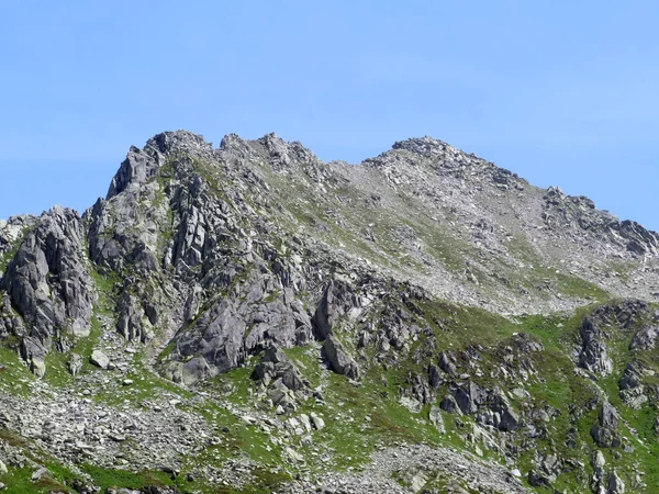 Sommet Monte Prosa 2737 Dans Massif Des Alpes Suisses Dans — Photo