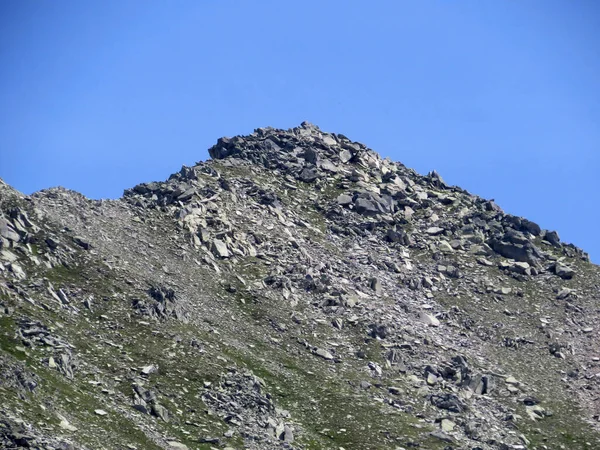 Пик Монте Проса 2737 Массиве Швейцарских Альп Районе Горы Санкт — стоковое фото