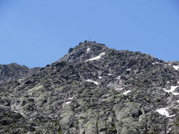 Rocky Mountain Peaks Poncione Fieud 2696 Fibbia 2738 Massif Swiss — Stock Photo, Image